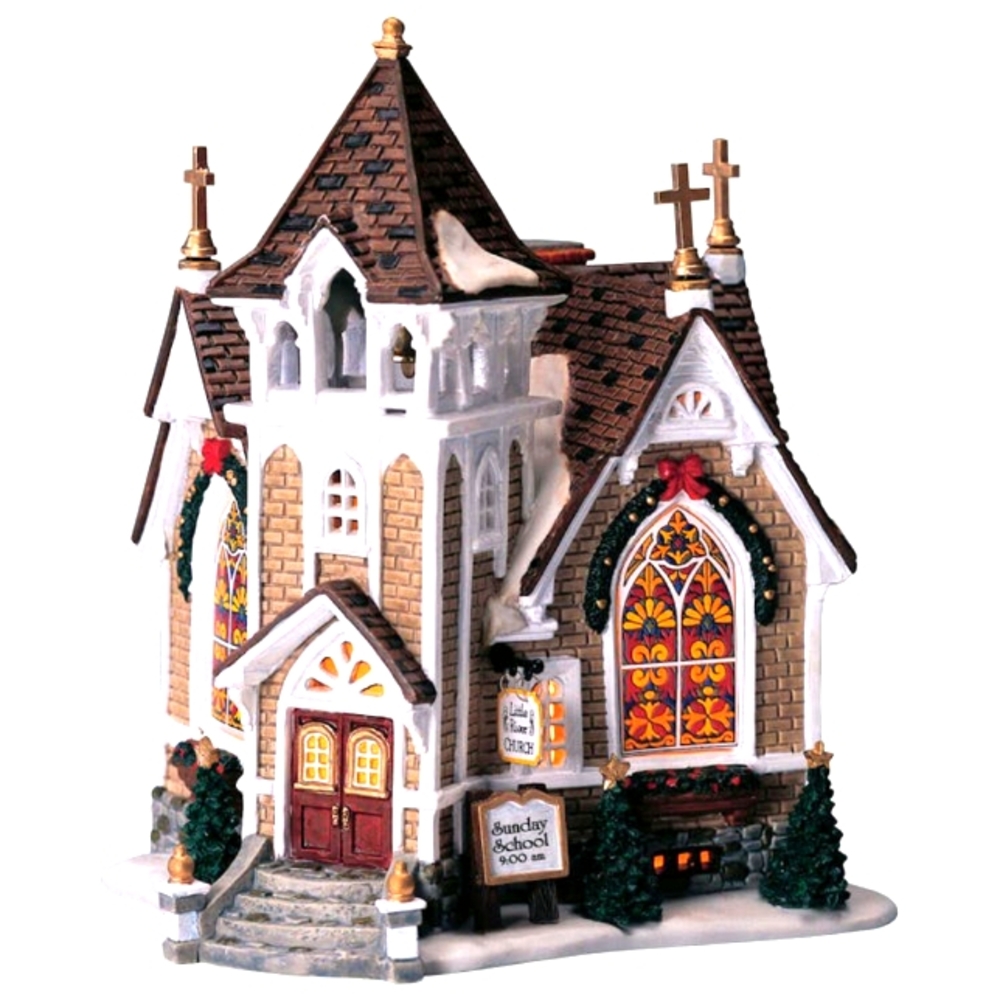 Seaside Little River Church Chapel 2004 Harvest Crossing Christmas Village 45069